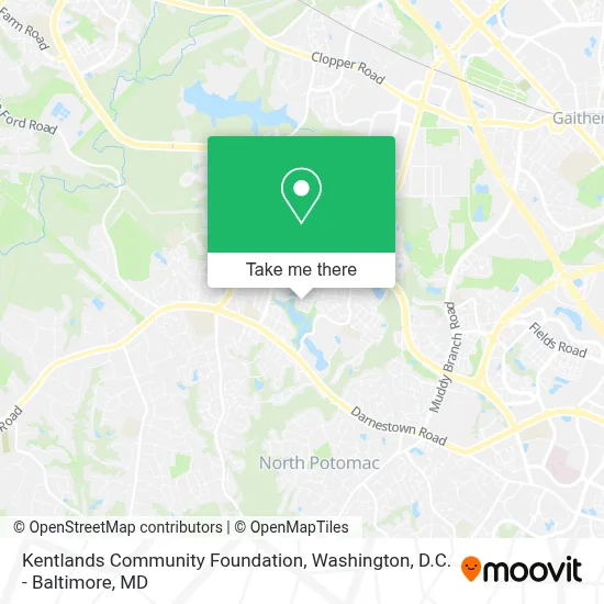Kentlands Community Foundation map