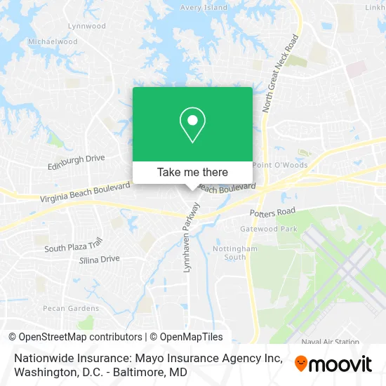 Nationwide Insurance: Mayo Insurance Agency Inc map