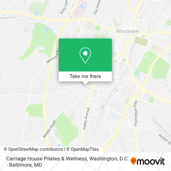 Carriage House Pilates & Wellness map
