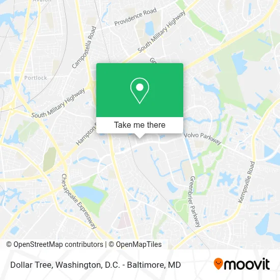 Dollar Tree map
