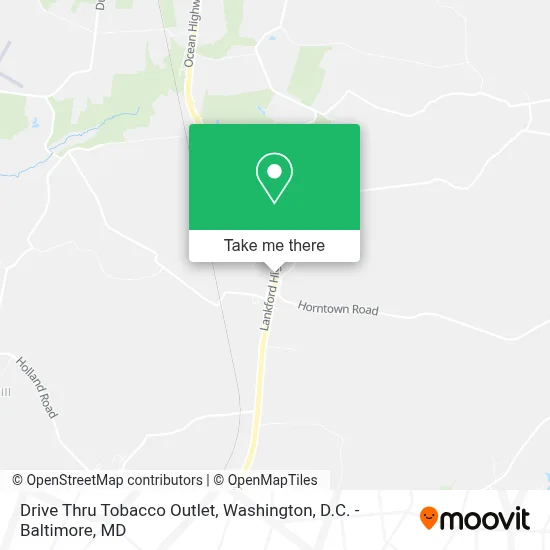 Drive Thru Tobacco Outlet map