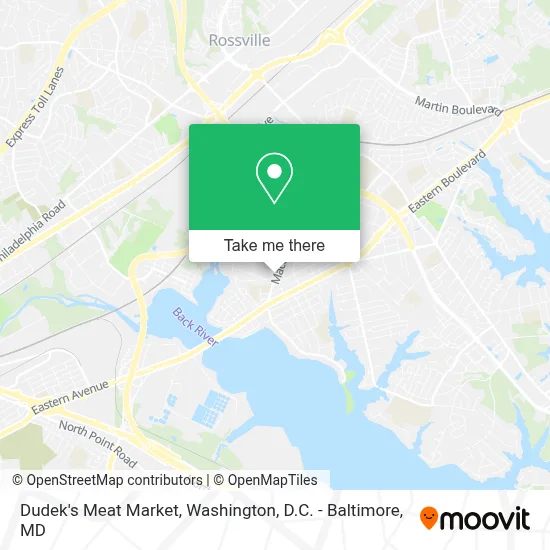 Dudek's Meat Market map