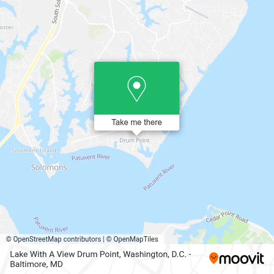 Lake With A View Drum Point map