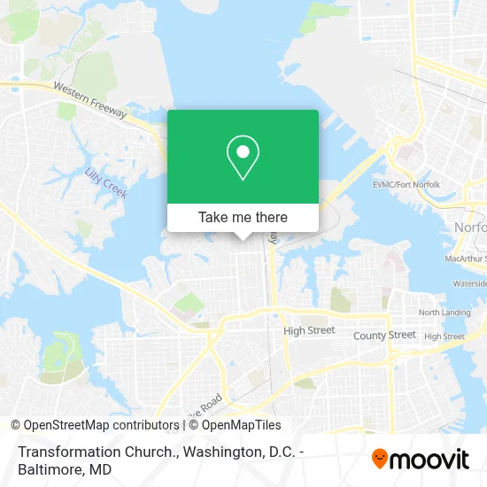 Transformation Church. map