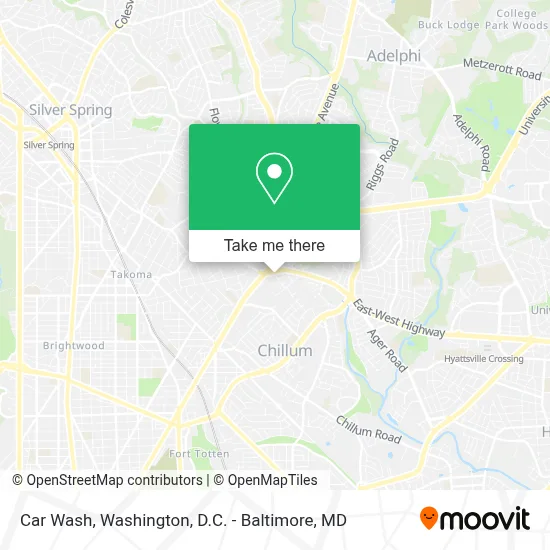 Car Wash map