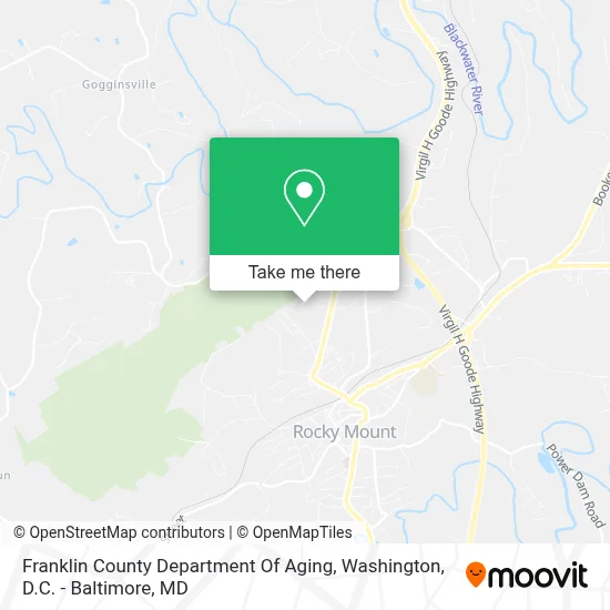 Franklin County Department Of Aging map