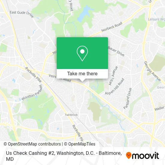 Us Check Cashing #2 map