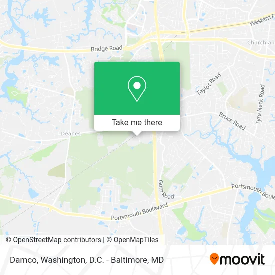 Damco map