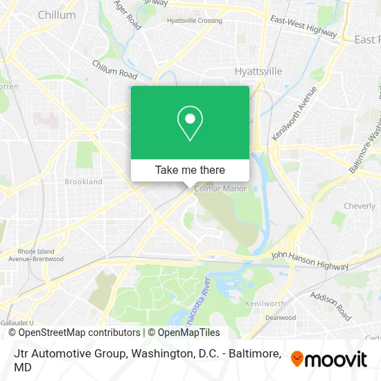 Jtr Automotive Group map