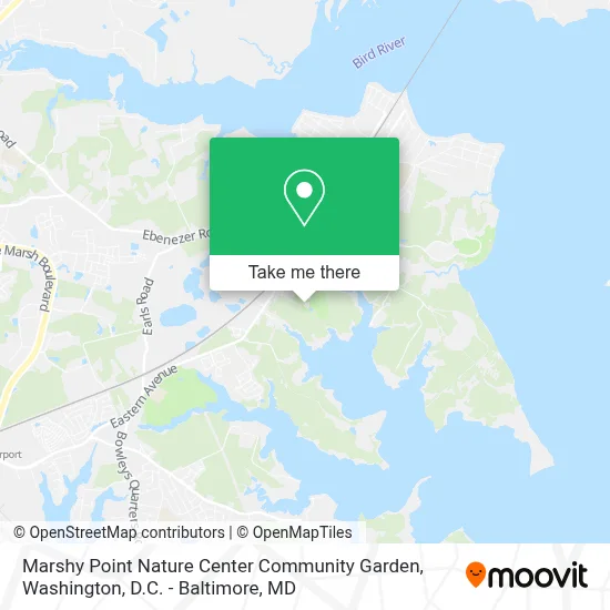 Marshy Point Nature Center Community Garden map