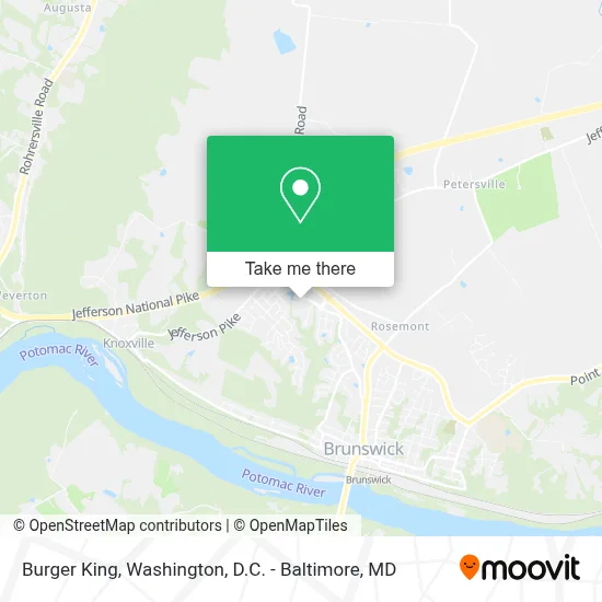 Burger King map