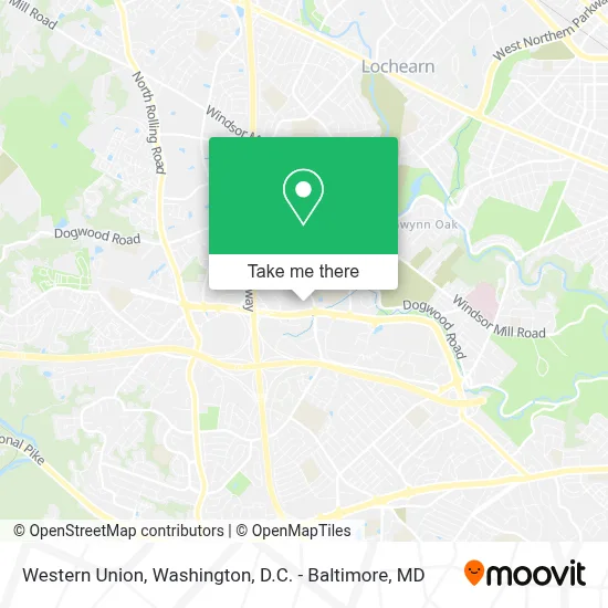 Western Union map