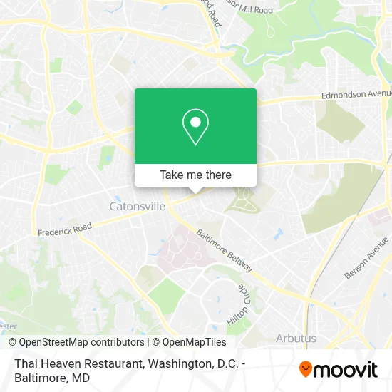 Thai Heaven Restaurant map
