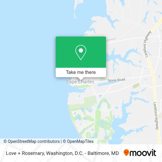 Love + Rosemary map