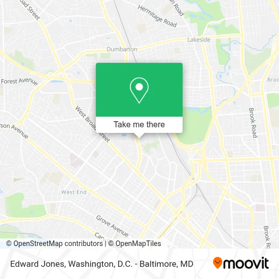 Edward Jones map