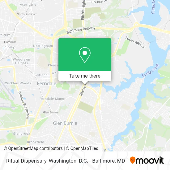 Ritual Dispensary map