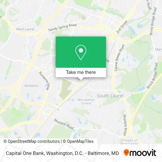 Capital One Bank map