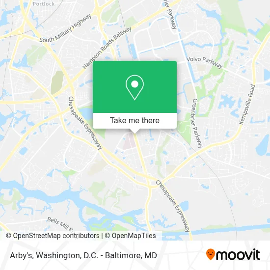 Arby's map