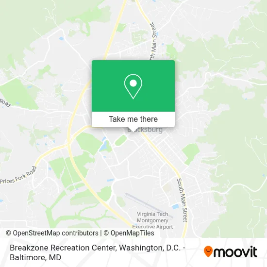 Breakzone Recreation Center map