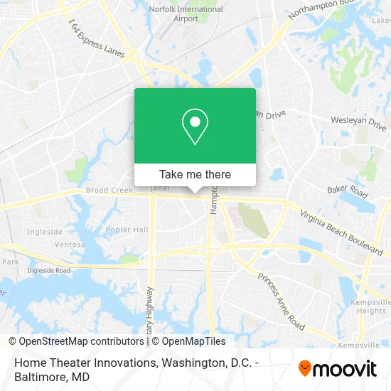 Home Theater Innovations map