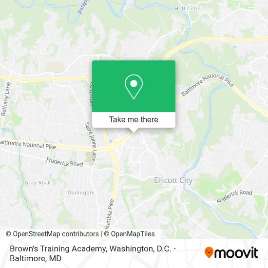 Brown's Training Academy map