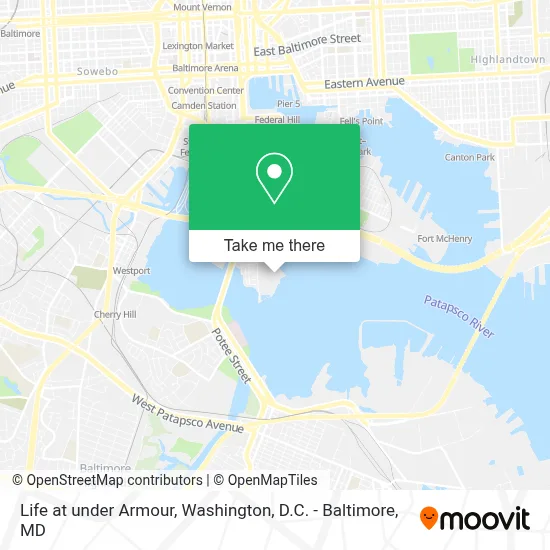 Life at under Armour map