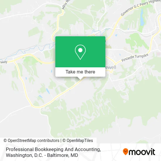 Professional Bookkeeping And Accounting map