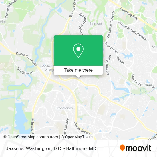 Jaxsens map