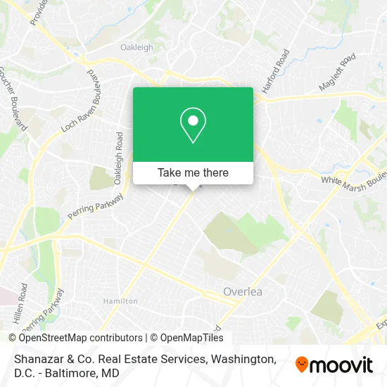 Shanazar & Co. Real Estate Services map