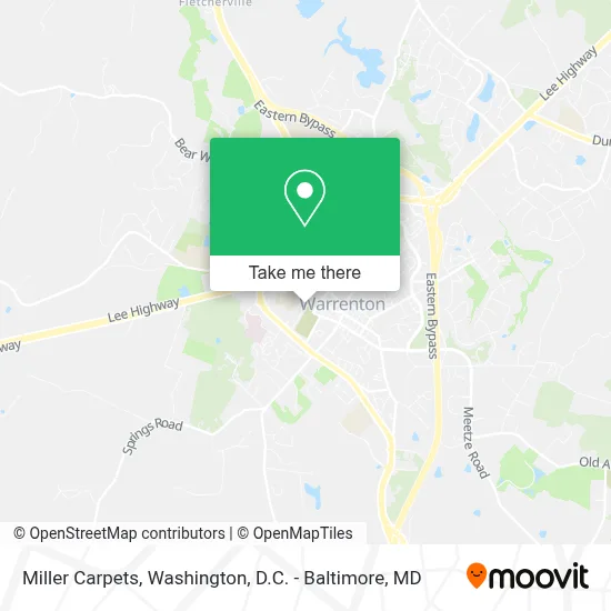 Miller Carpets map