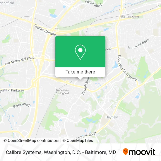Calibre Systems map