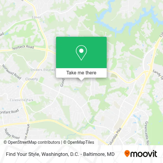 Find Your Style map