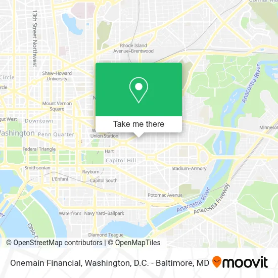 Onemain Financial map