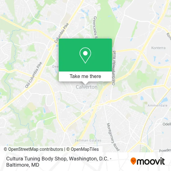 Cultura Tuning  Body  Shop map