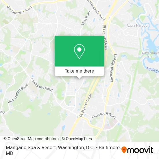 Mangano Spa & Resort map