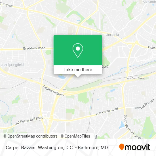 Carpet Bazaar map