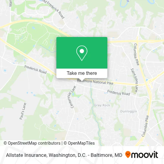 Allstate Insurance map
