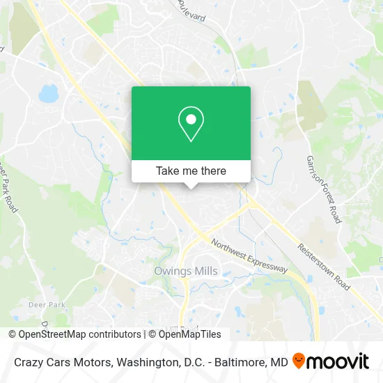 Crazy Cars Motors map