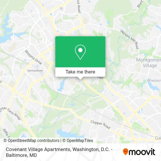 Covenant Village Apartments map