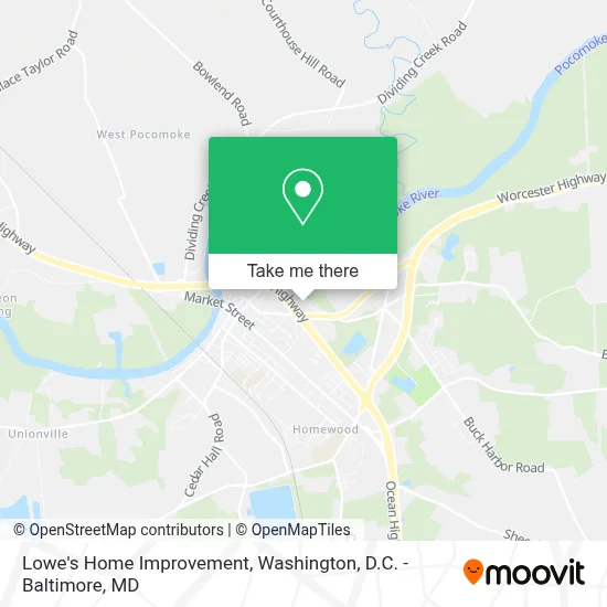 Lowe's Home Improvement map