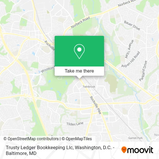 Trusty Ledger Bookkeeping Llc map