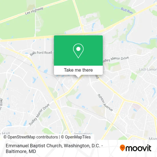 Emmanuel Baptist Church map