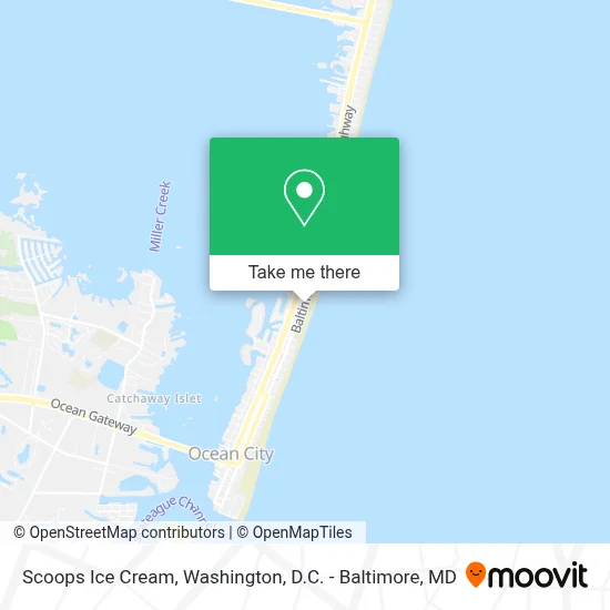 Scoops Ice Cream map