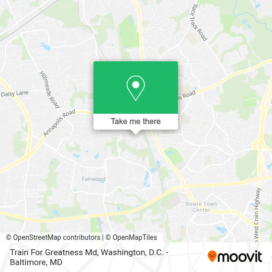 Train For Greatness Md map