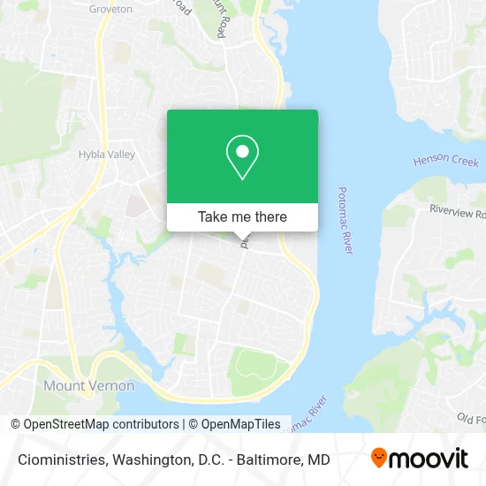 Cioministries map