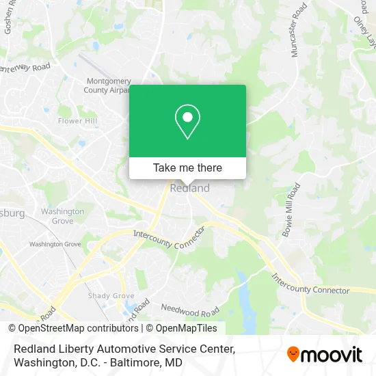 Redland Liberty Automotive Service Center map