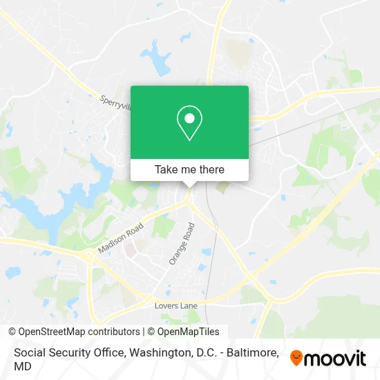 Social Security Office map