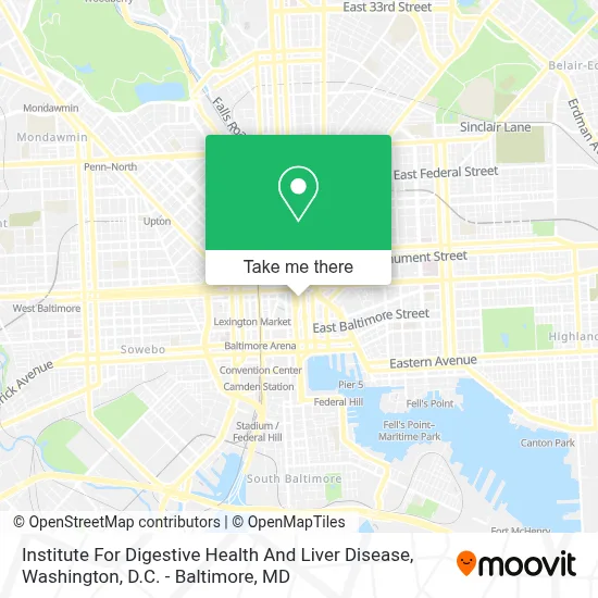 Institute For Digestive Health And Liver Disease map