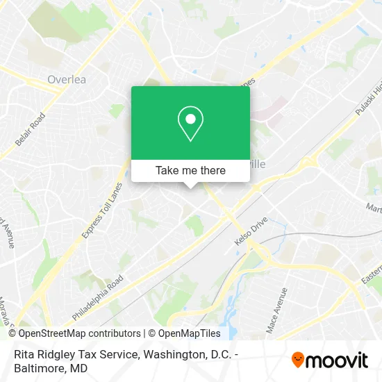Rita Ridgley Tax Service map