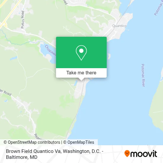 Brown Field Quantico Va map